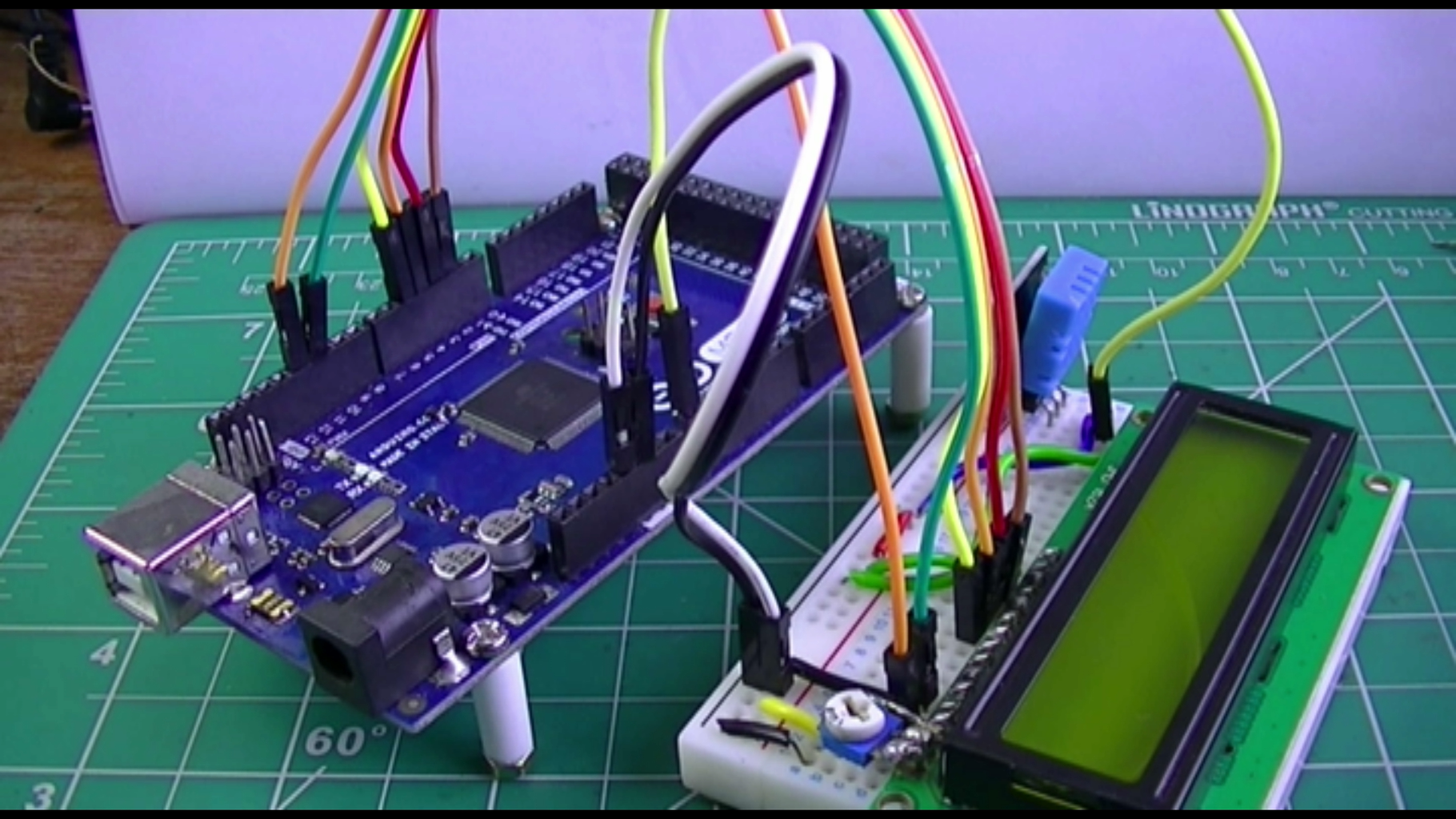 Temperature and Humidity Sensor With Arduino and Lcd Display : 4 Steps ...