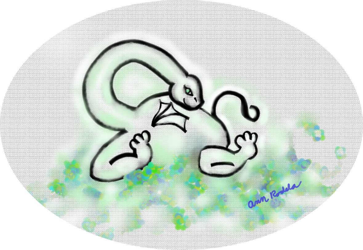 Draw a Baby Dragon Tee With My Paint Software