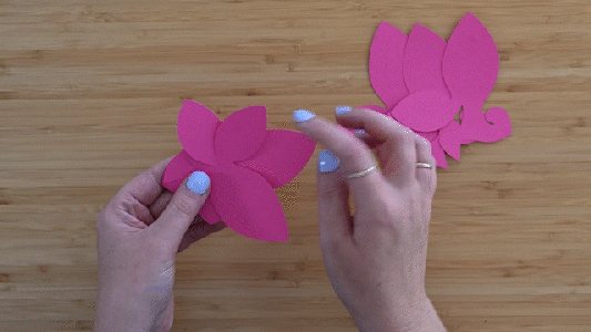 Interlocking Flower Assembly