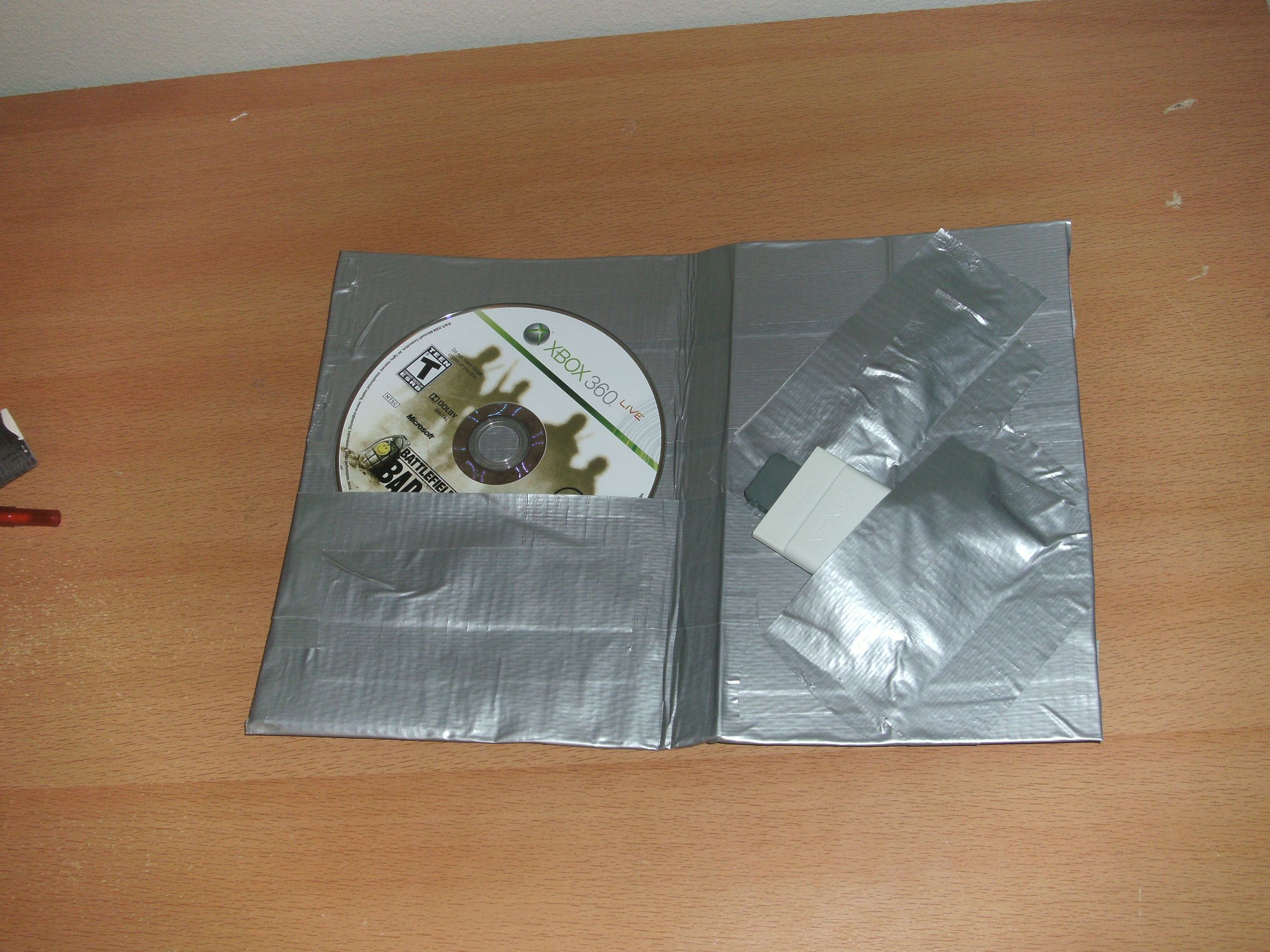 Duct Tape Game Case 5 Steps Instructables