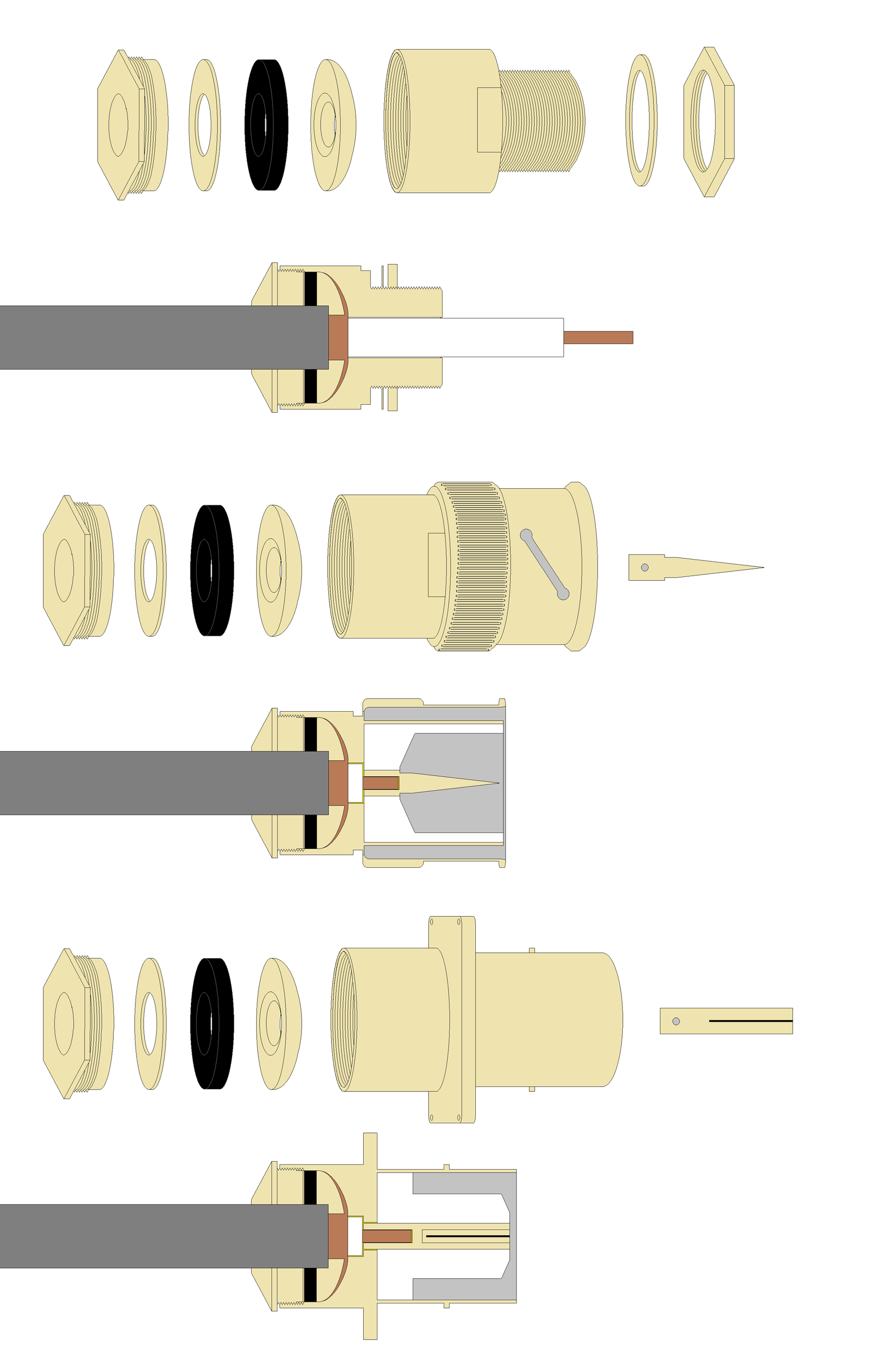 Salvaging Pure Silver BNC Connectors 4 Steps (with Pictures