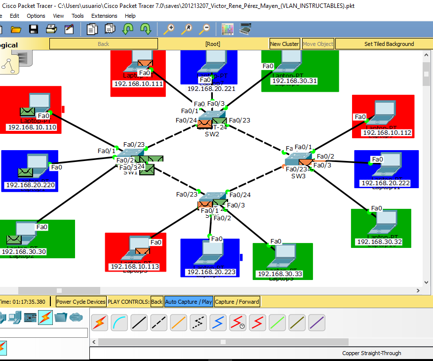Configure VLAN in Cisco Packet Tracer