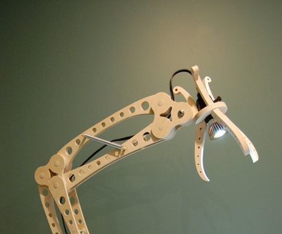 School Project in Progress Tafel Lamp