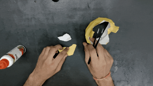 Assembling the Ganesh Idol