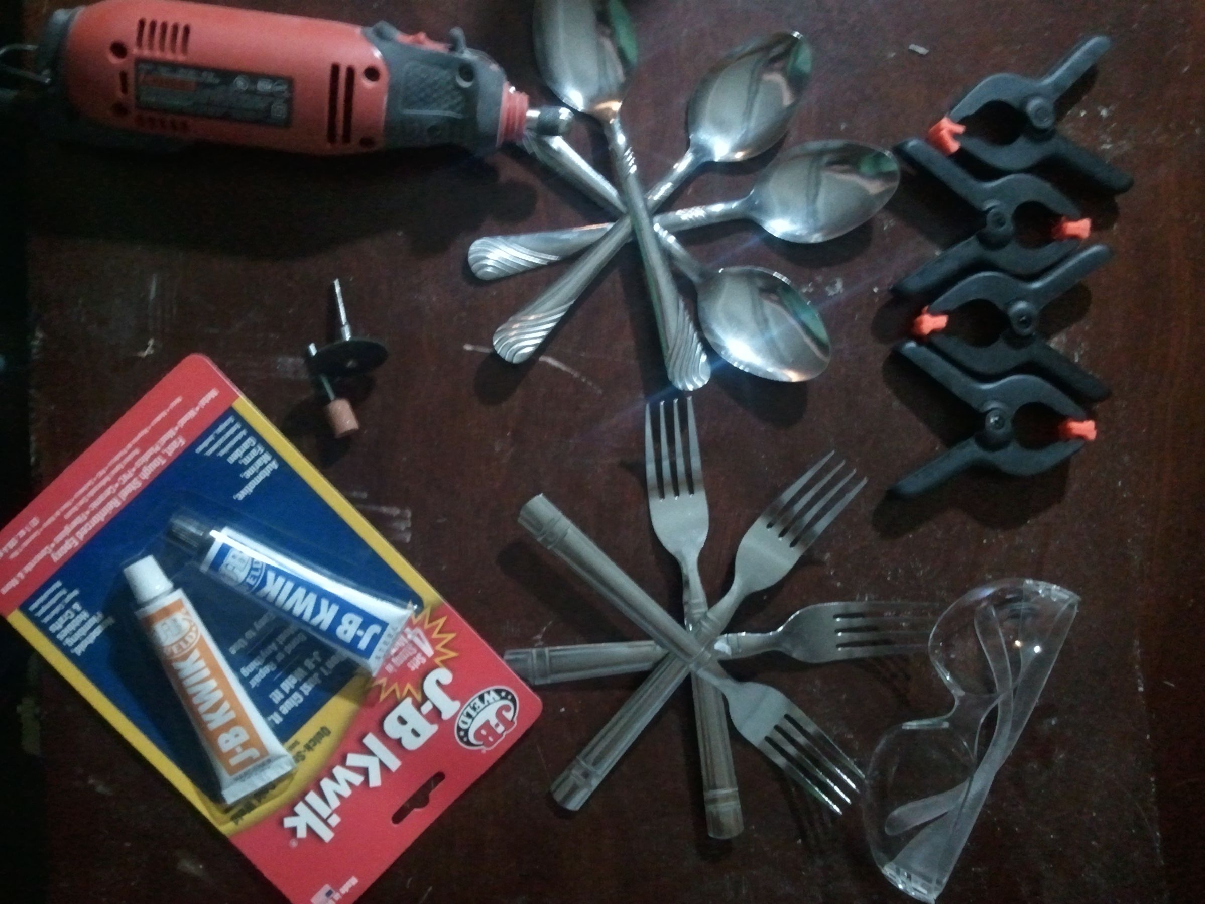 How to Make a Fork-Spoon Utensil for Camping