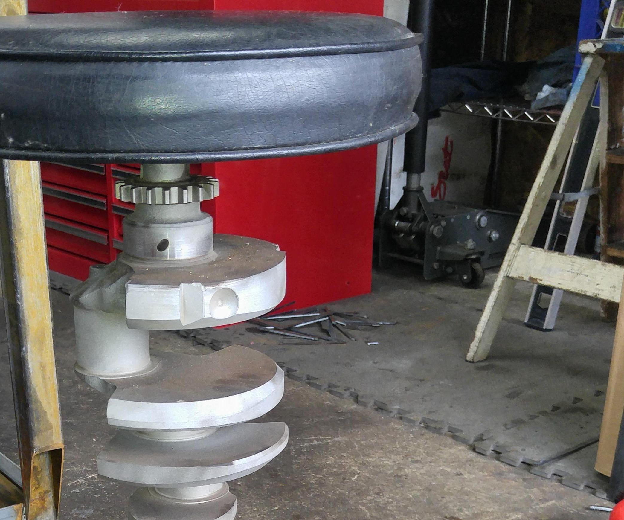Crankshaft Shop Stool