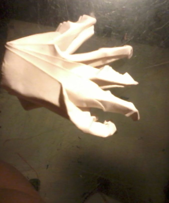 Origami Spooky Hand