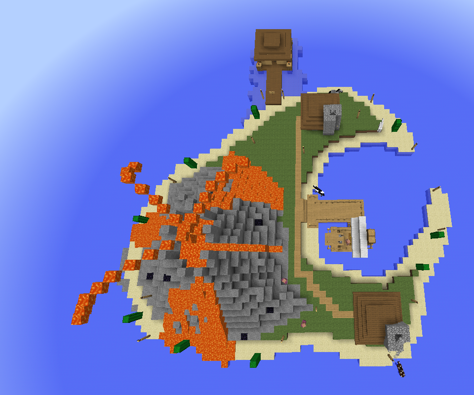 Minecraft Volcano Island