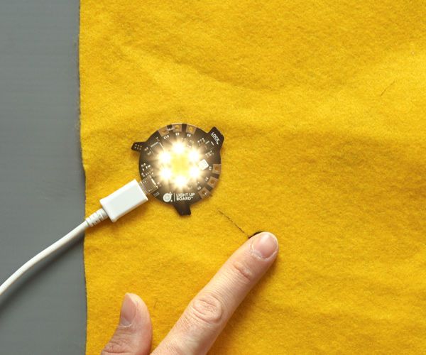 How to Use the Light Up Board With Textiles