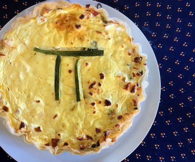 Greek Inspired Pie for Pi Day