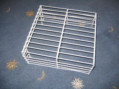 ClosetMaid Hacking: Make a Monitor Stand, Paper Tray, Magazine Holder, DVD Rack From Wire Shelving