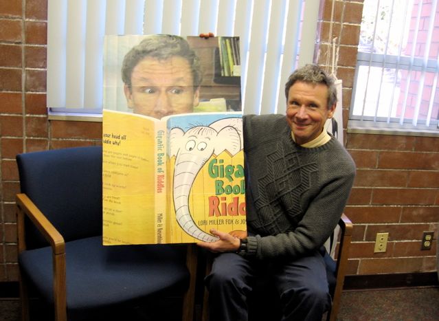 Poster Larger Than Life- Promoting Books and Reading