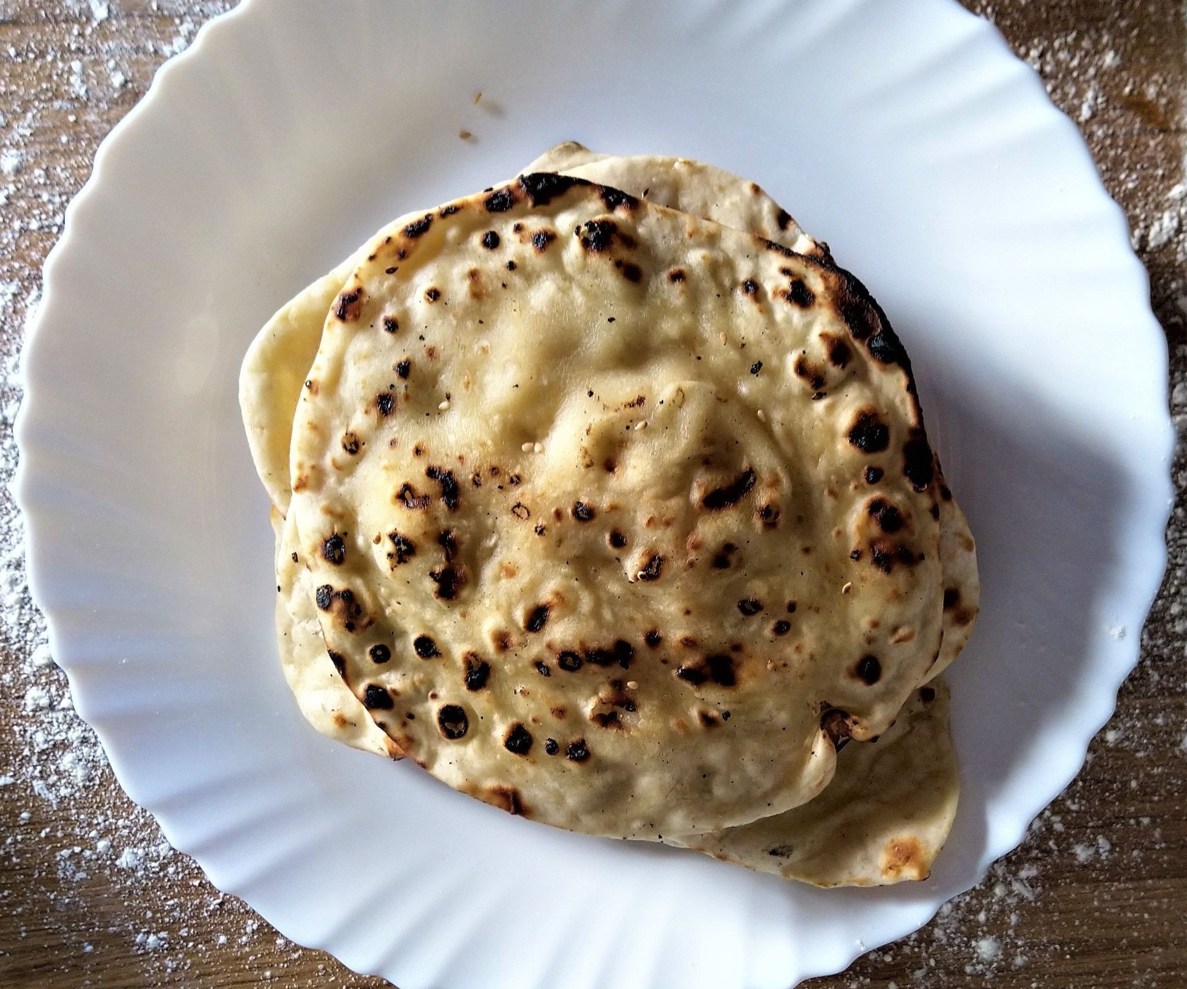 Restaurant Style Tandoori Naan Without Tandoor!!!!!