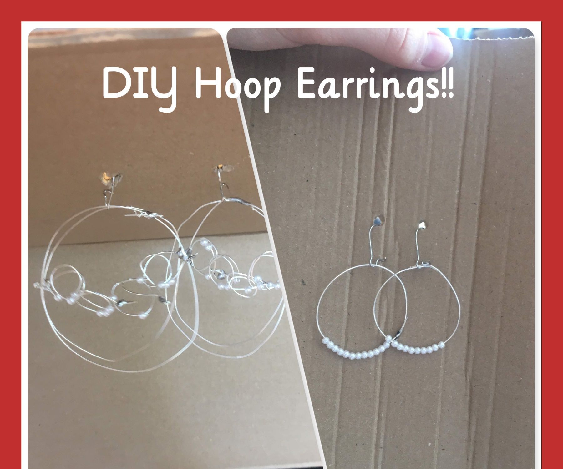 DIY Hoop Earrings