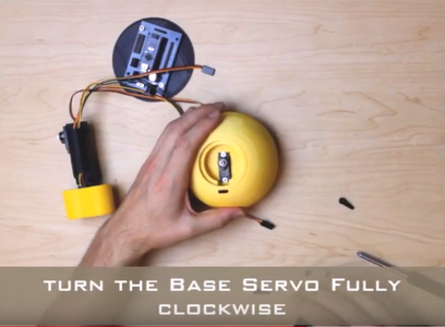 Turn the Base Servo CW