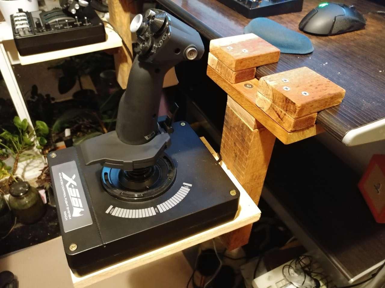 DIY HOTAS Desk Mount: the Dad Mount : 8 Steps - Instructables