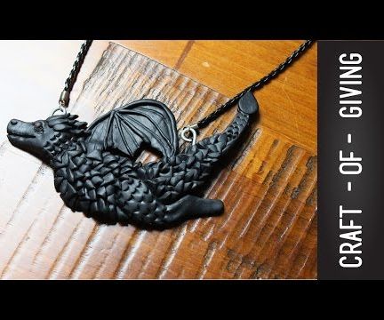 DIY Polymer Clay Game of Thrones Dragon Necklace #4 | Craft of Giving