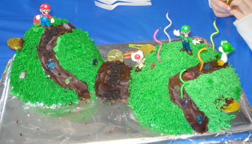 Super Mario Galaxy Cake