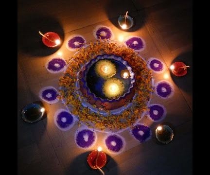 How to make easy Rangoli designs
