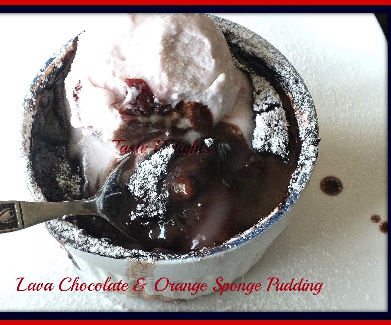 Lava Chocolate & Orange Sponge Pudding Cake