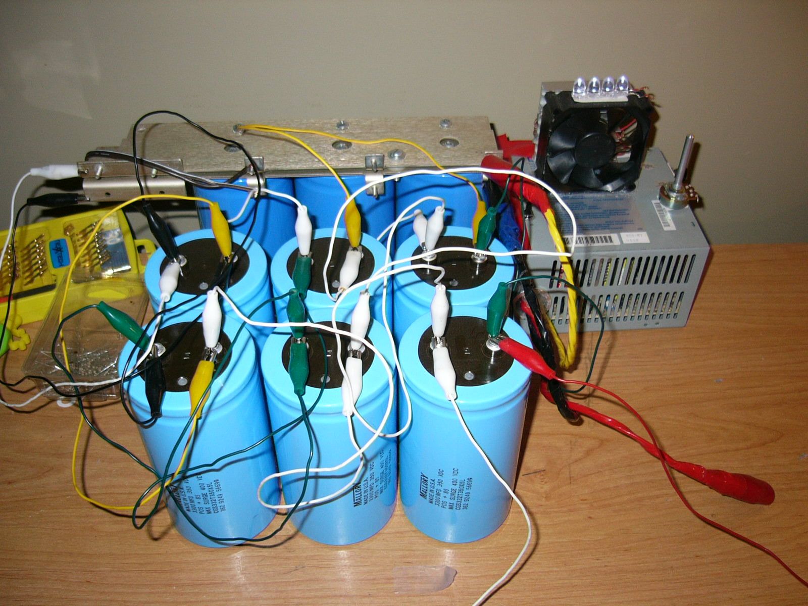 Blowing Up Stuff With Capacitor Bank!
