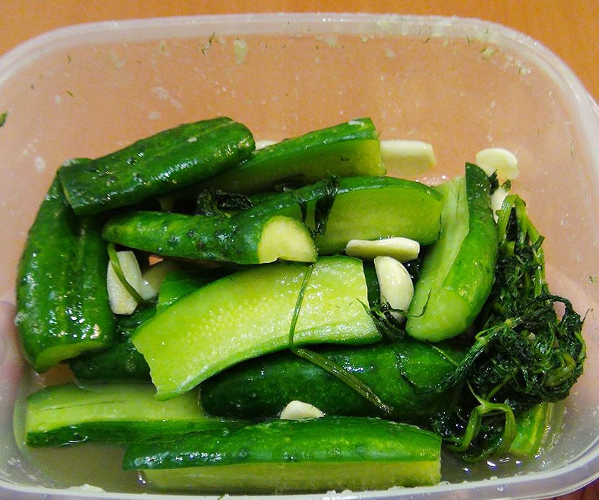 How to Make Pickled Cucumbers for 2 Hours