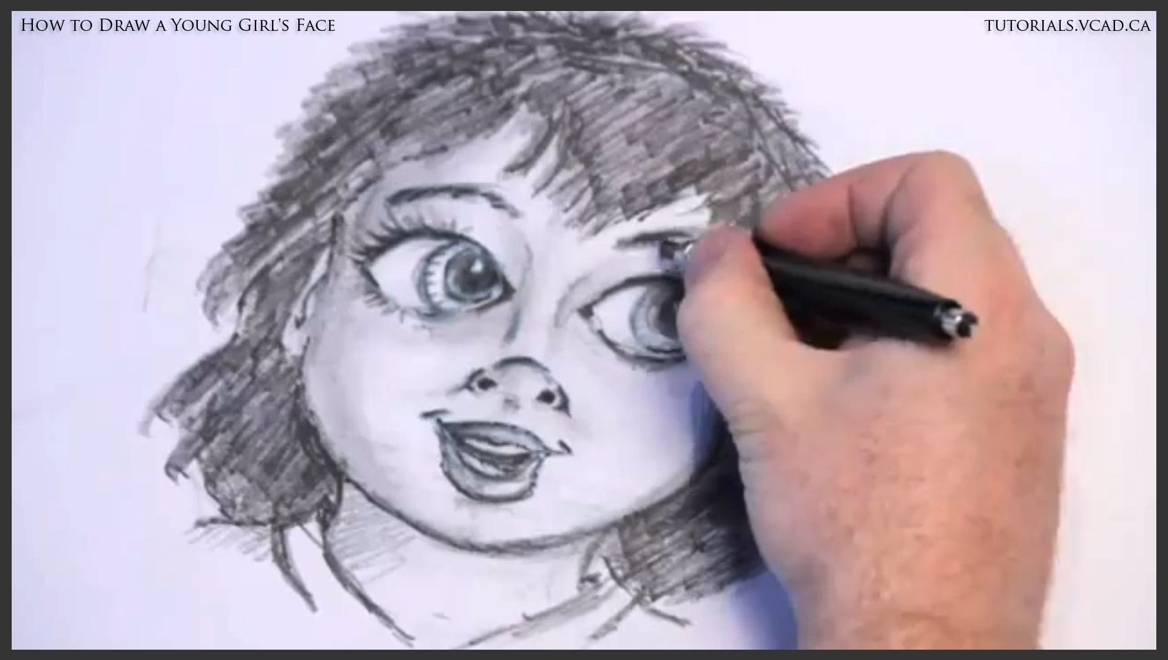 How to Draw a Young Lady's Face