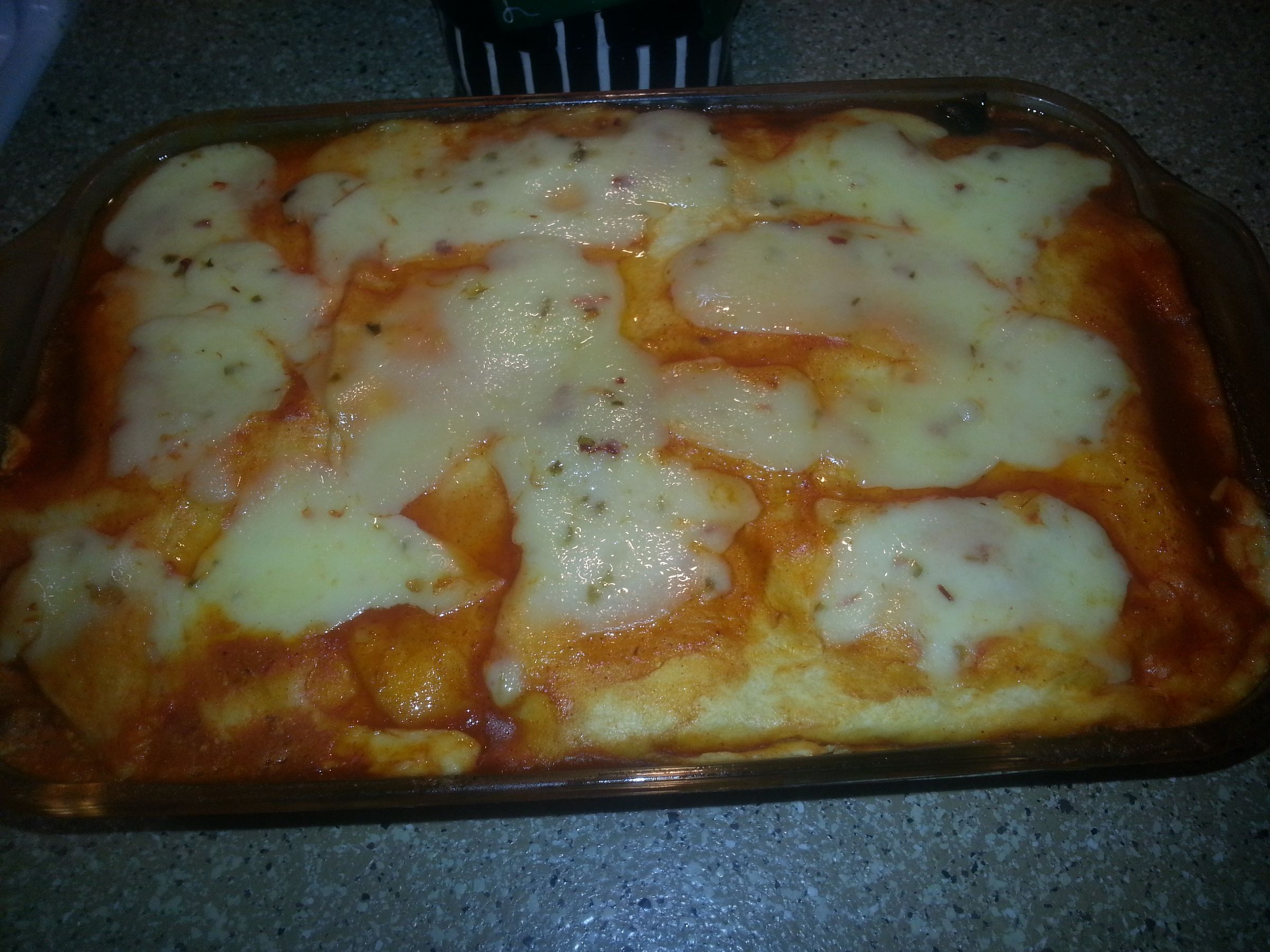 How to make an enchilada Bake