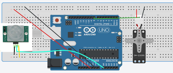 Alarm Using Arduino+ Pir+rfid Badge+servo Motor+nfc : 5 Steps ...