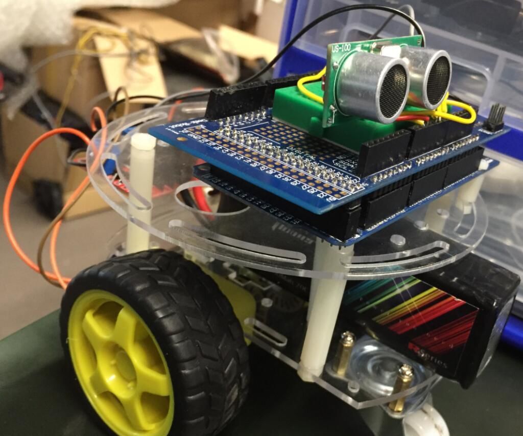 Arduino 声纳 避障 小车