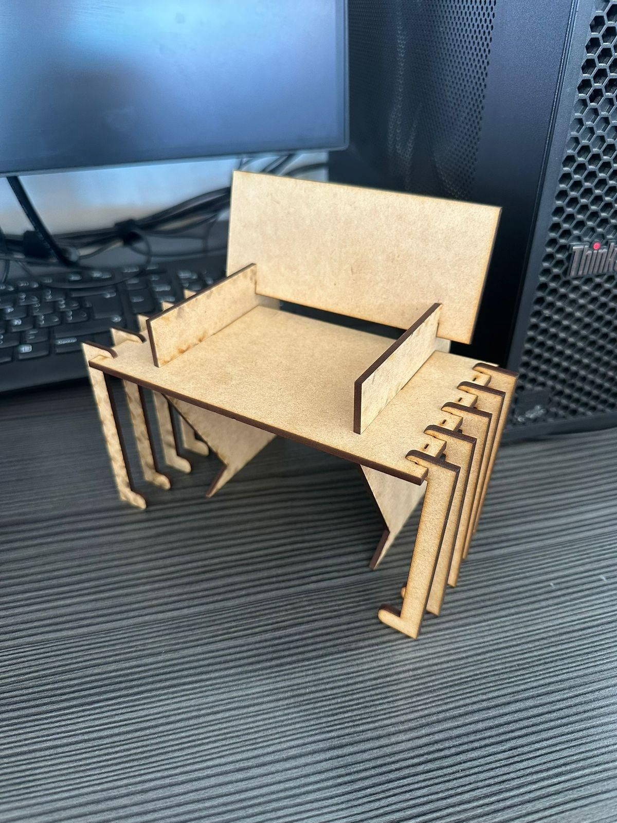 Corte Del Modelo a Escala 1:5