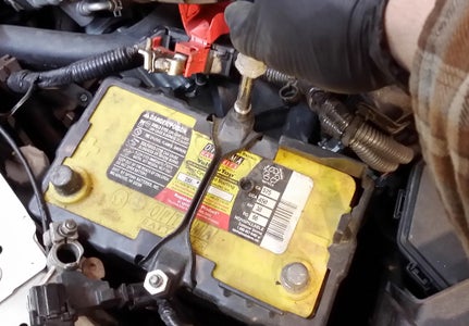 Remove the Battery and Air Intake