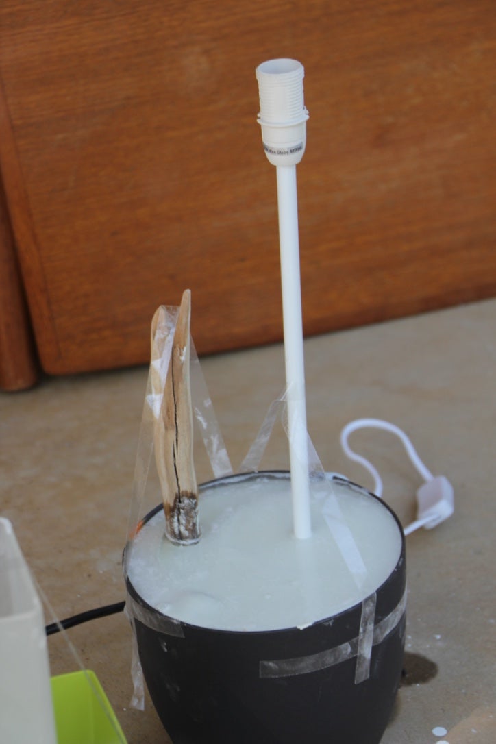 Concrete Part 2: Setting Lamp and Other Paraphinalia 