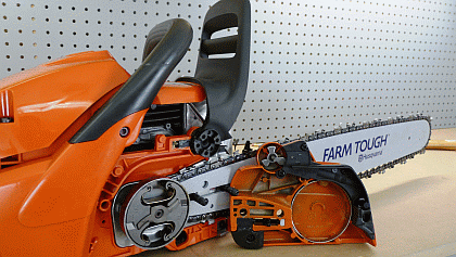 How to Install a Locked Chainsaw Sprocket Plate