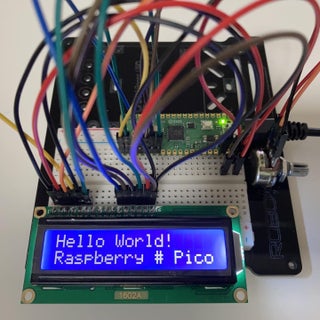 Raspberry Pi PICO LCD (not I2C) : 5 Steps - Instructables
