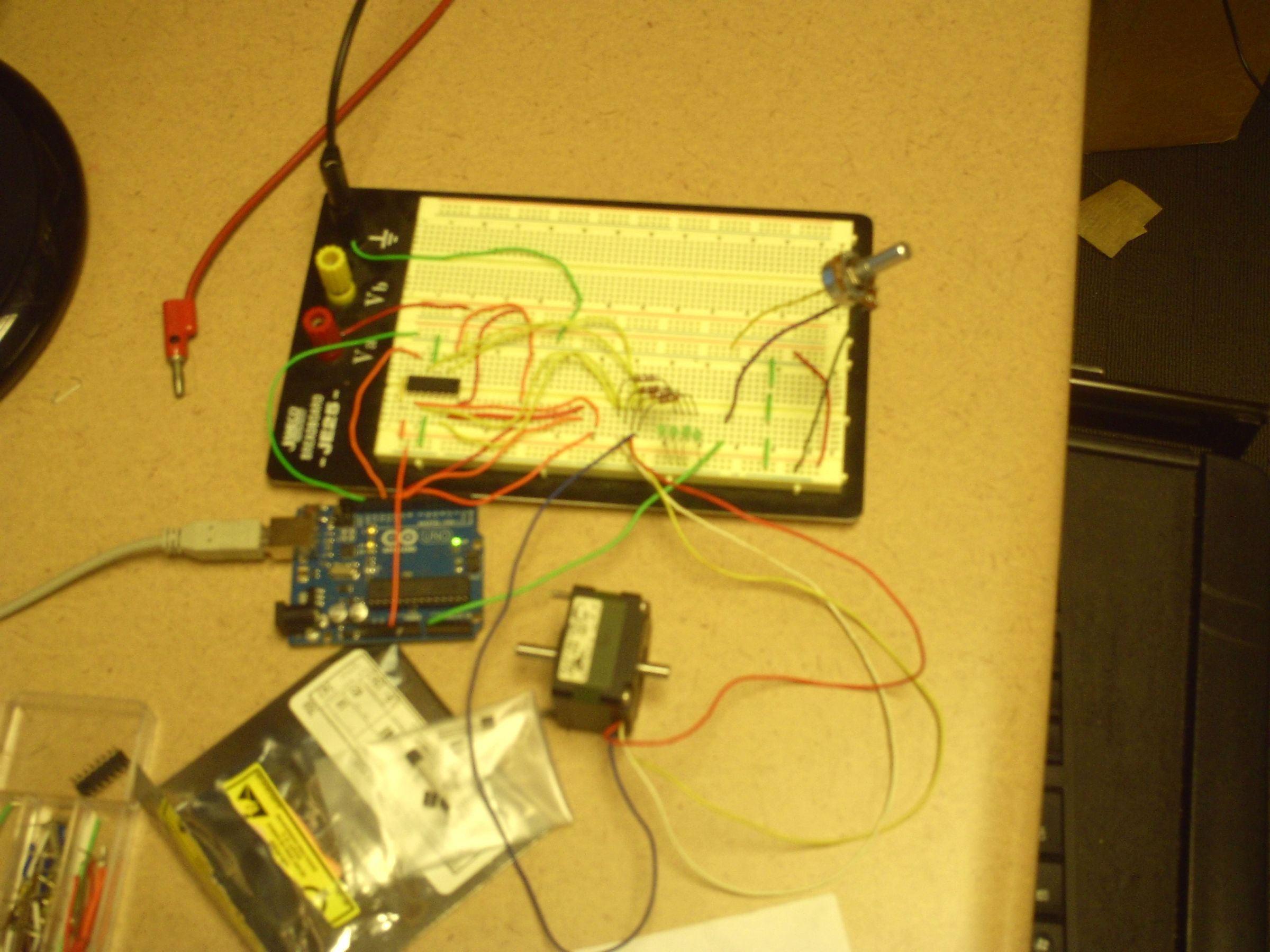 Simplified RepRap Extruder Board V2.2 on Perfboard