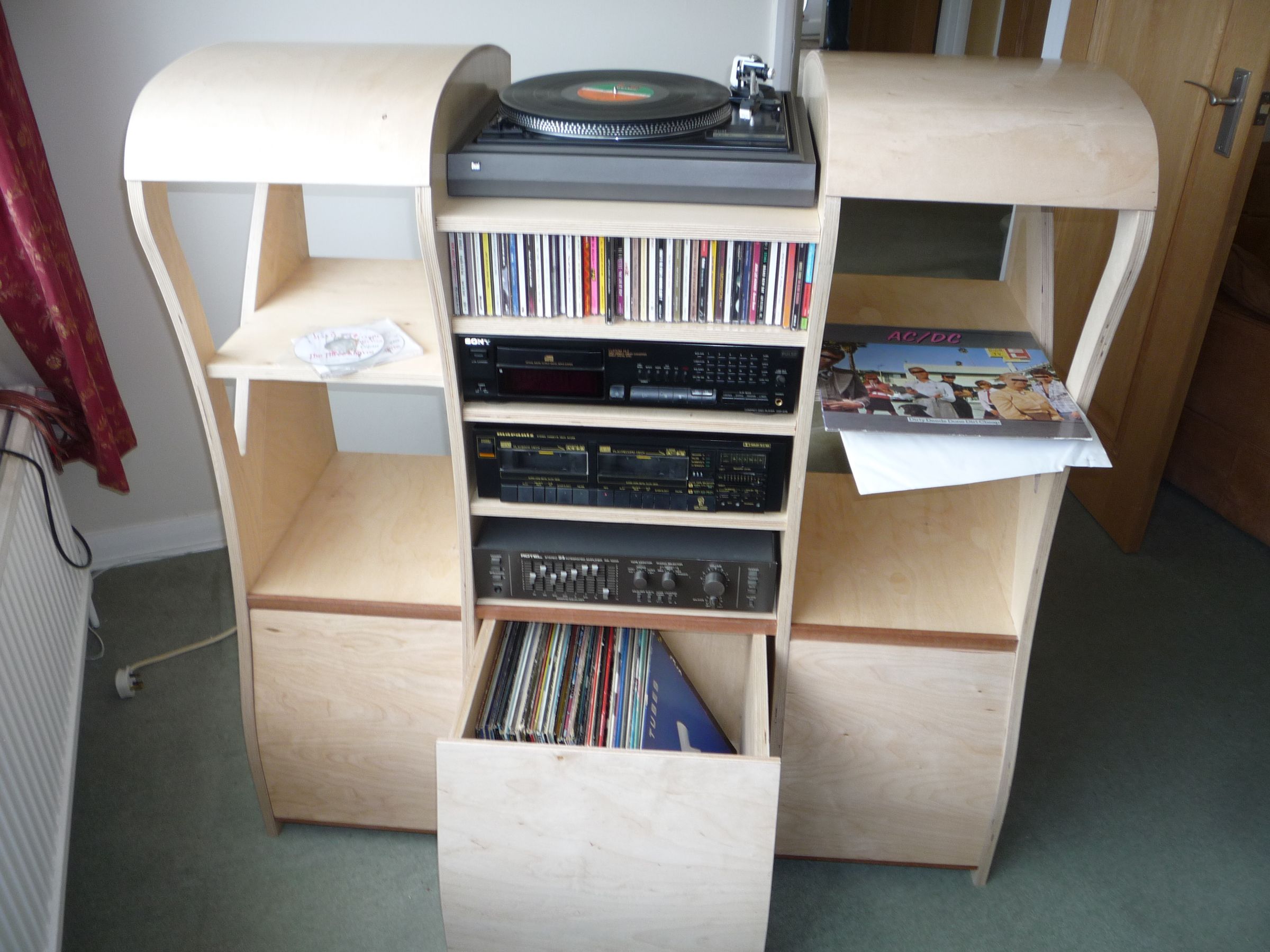 Custom Birch Ply Storage Project