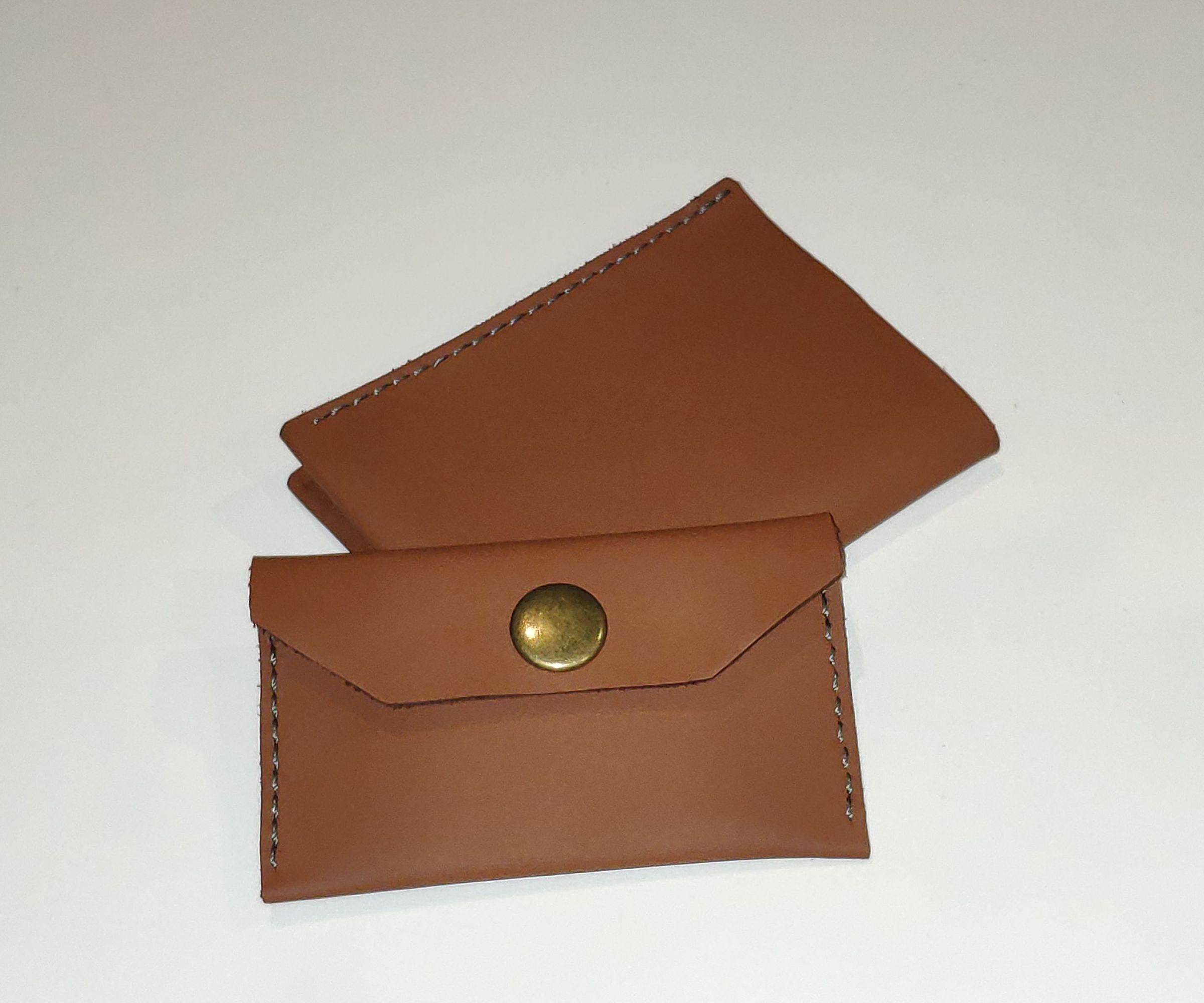 Matching Leather Card Holder and Tiny Wallet