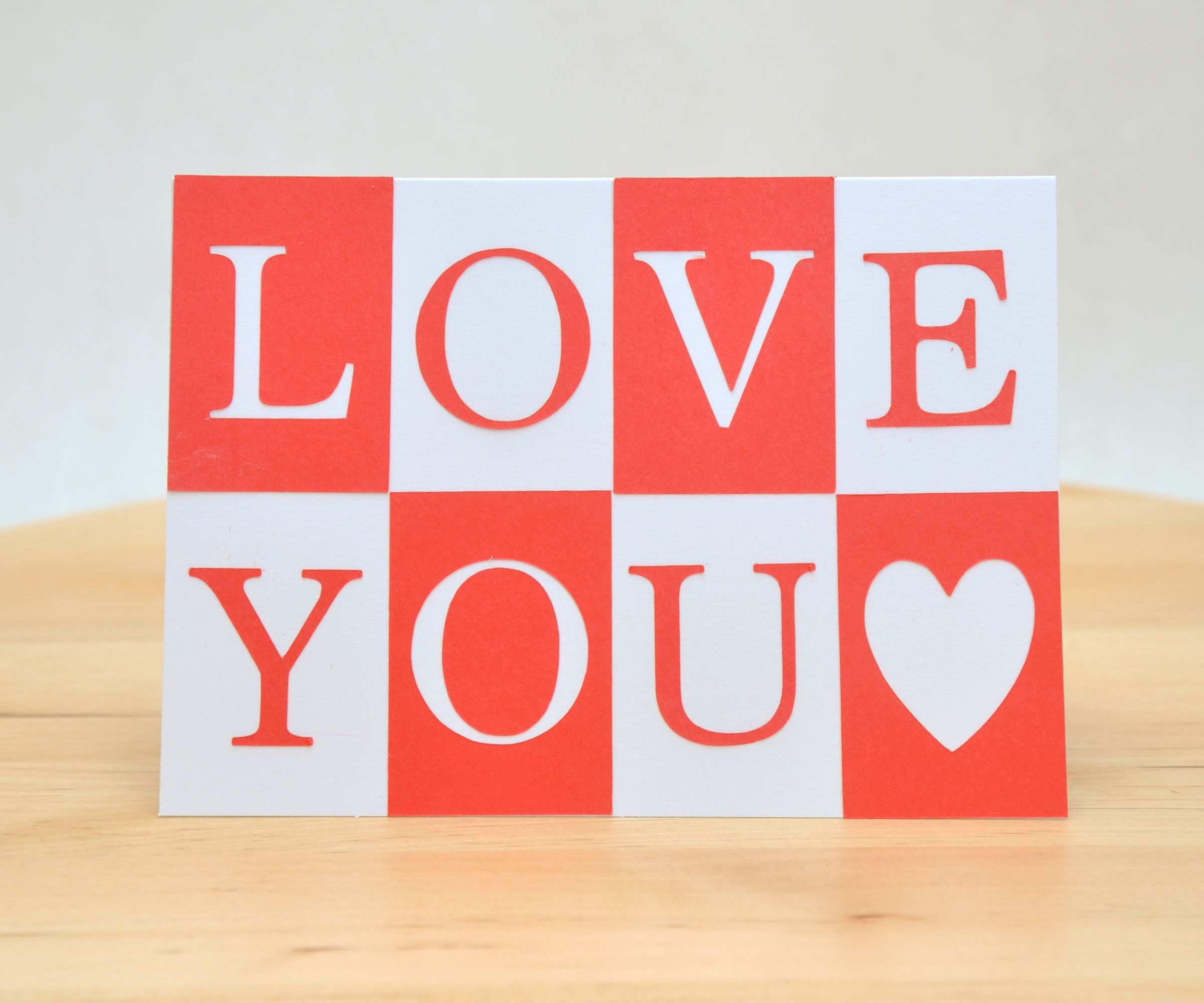 LOVE YOU Card