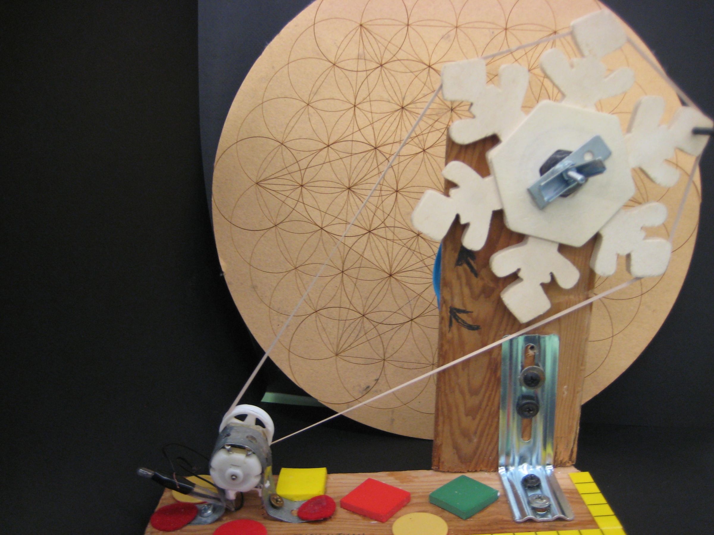 Easy Turning Wheel, Lights Up L.E.D