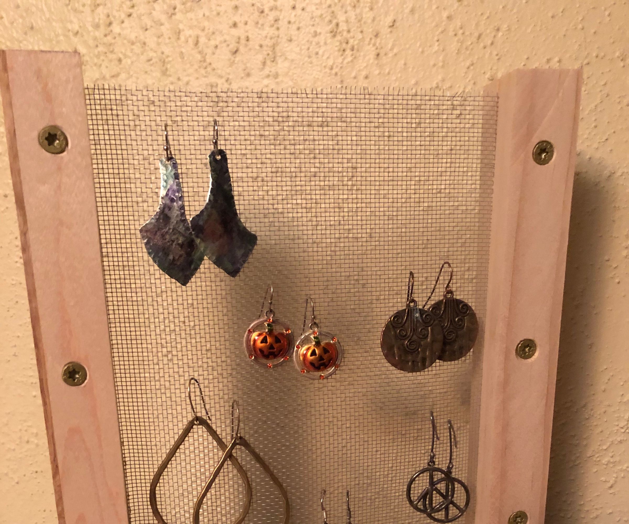 Cat-proof Earring Organizer 