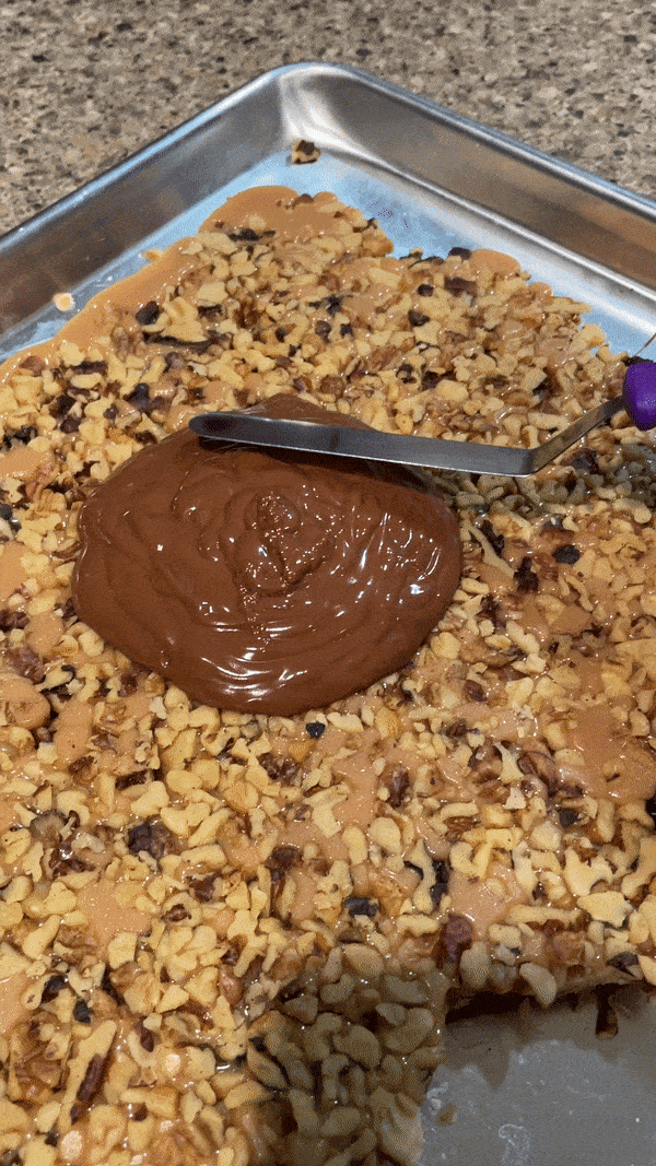 Spread Chocolate Over 2nd Side