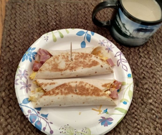 Single Pan, Fried Breakfast Taquito