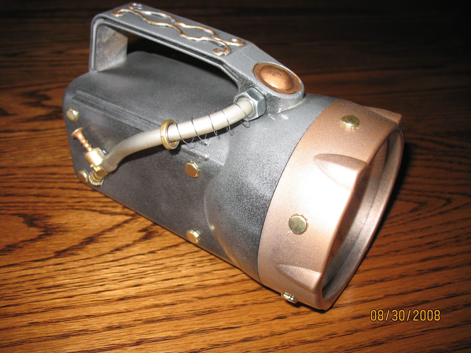 Steampunked: Waterproof Flashlight