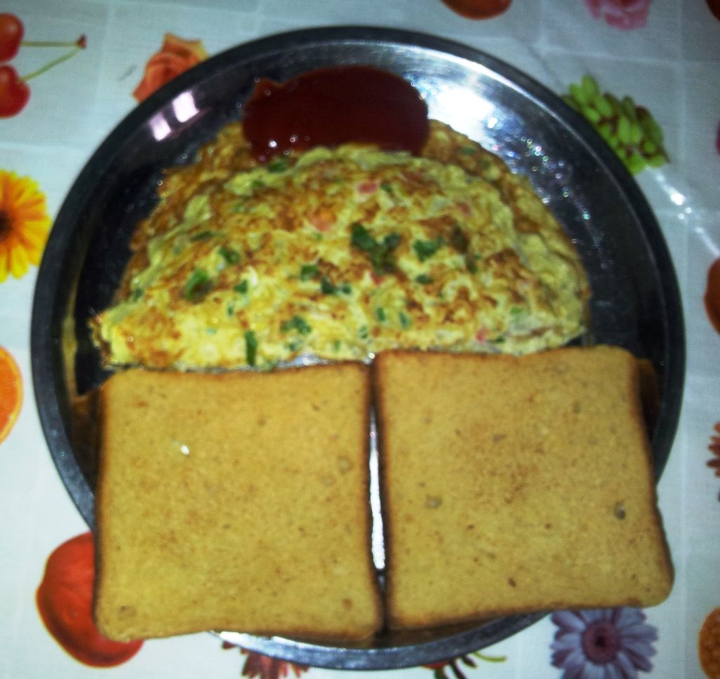Instant Noodles Omelette