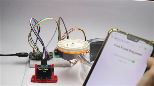 Fish Food Dispenser Using 3d Printed Parts Controlled With Wi-Fi and a ...