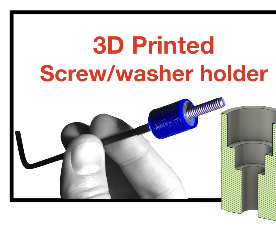 3D Printed Screw and Washer Holder