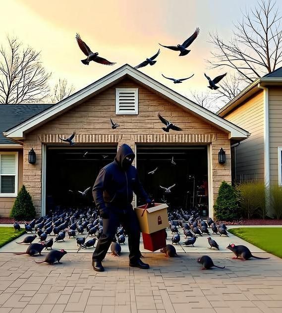 Wireless Open Garage Door Warning Light for 2 Car Garage