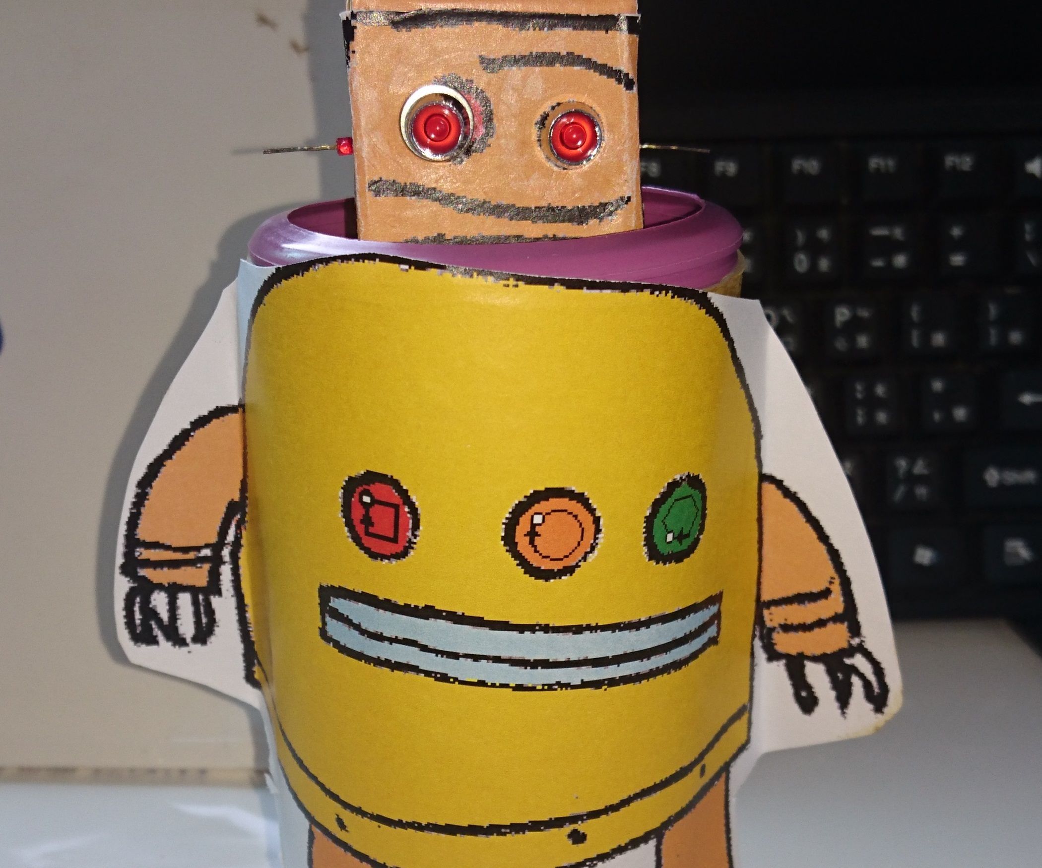 Tiny Smart Robot With Cardboard_part_5