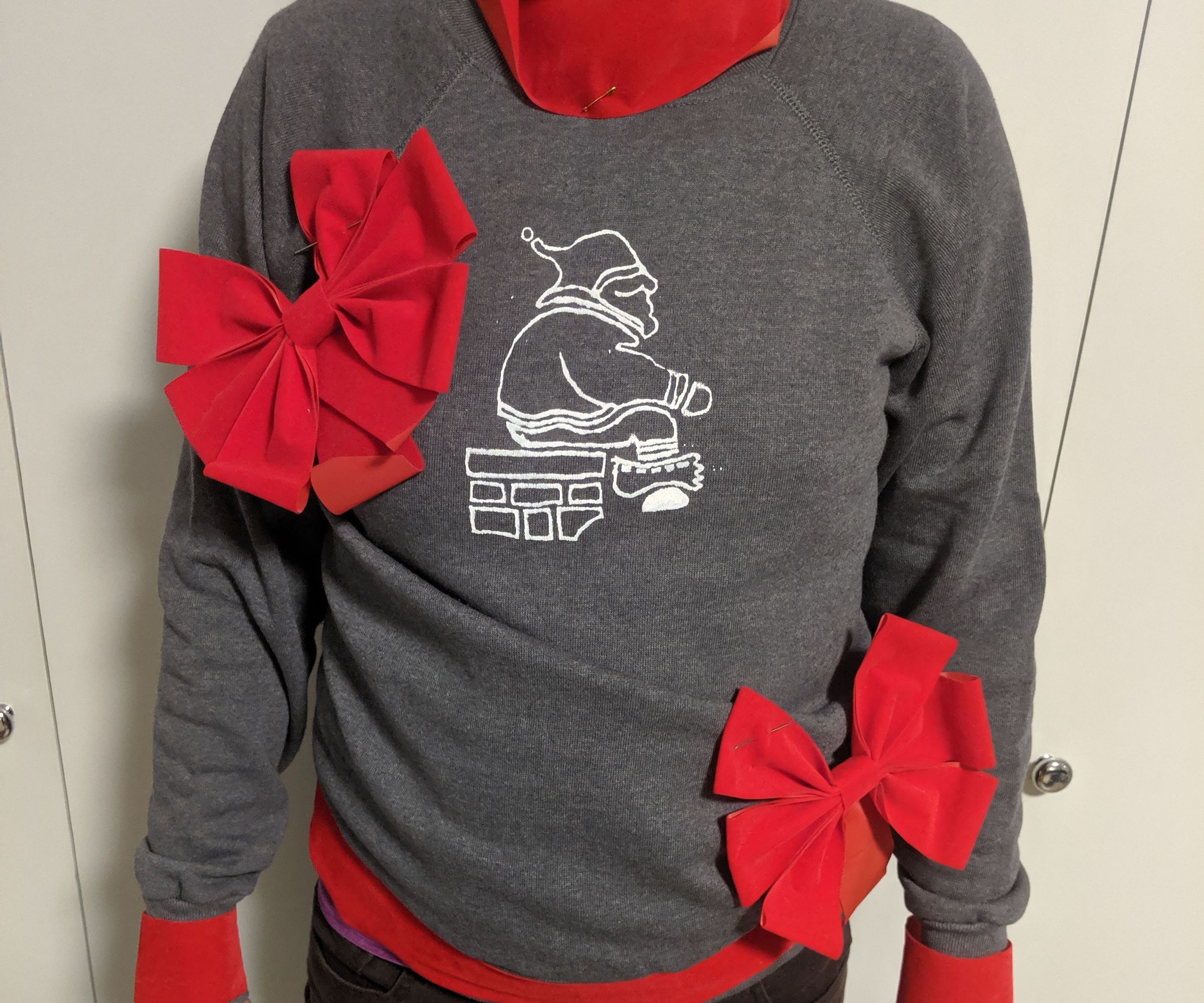 How to Screen Print an Ugly Christmas Sweater for the Artistically Challenged 